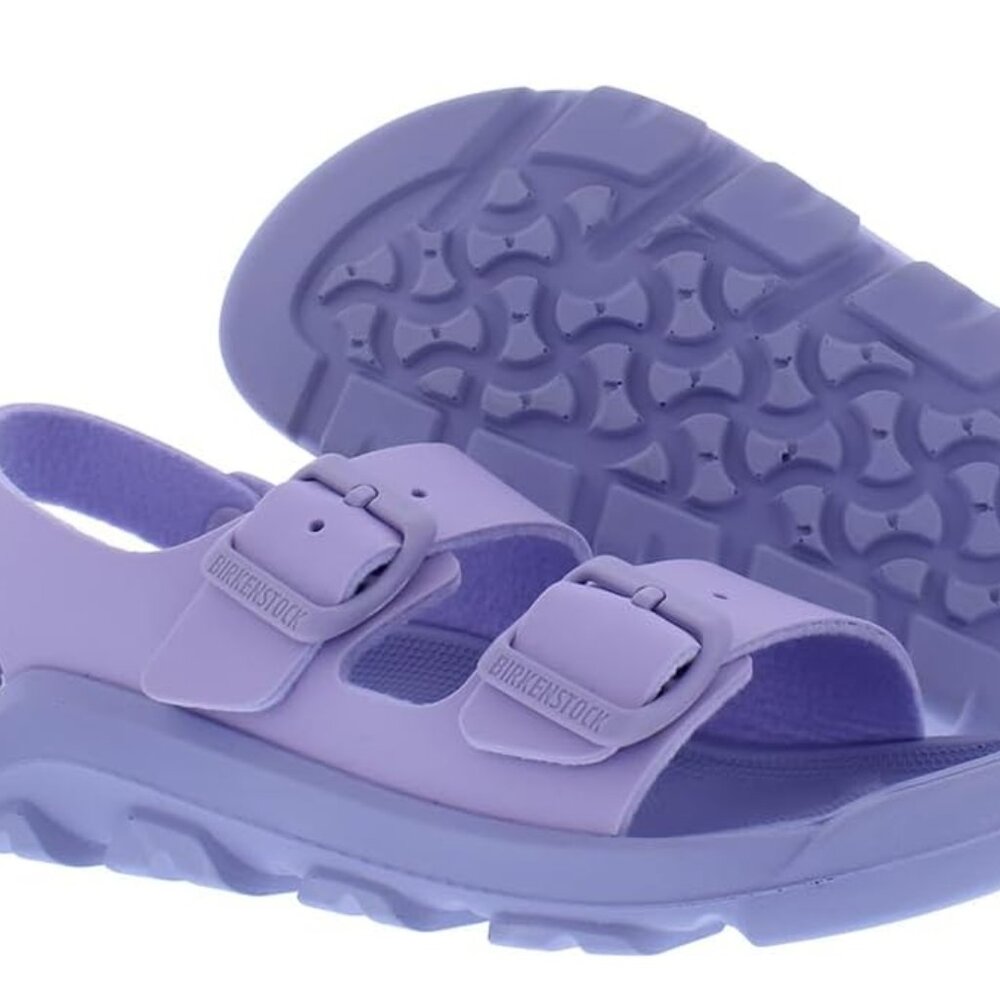 Birkenstock Unisex-Child Sandals  Mogami Icy Purple Fog Monochrome